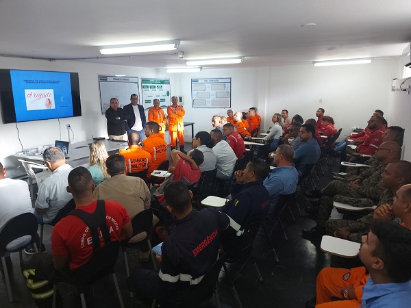 Com auditório lotado, PAM-PROCIA apresenta 3º curso Hazmat - Manipulação com Materiais Perigosos